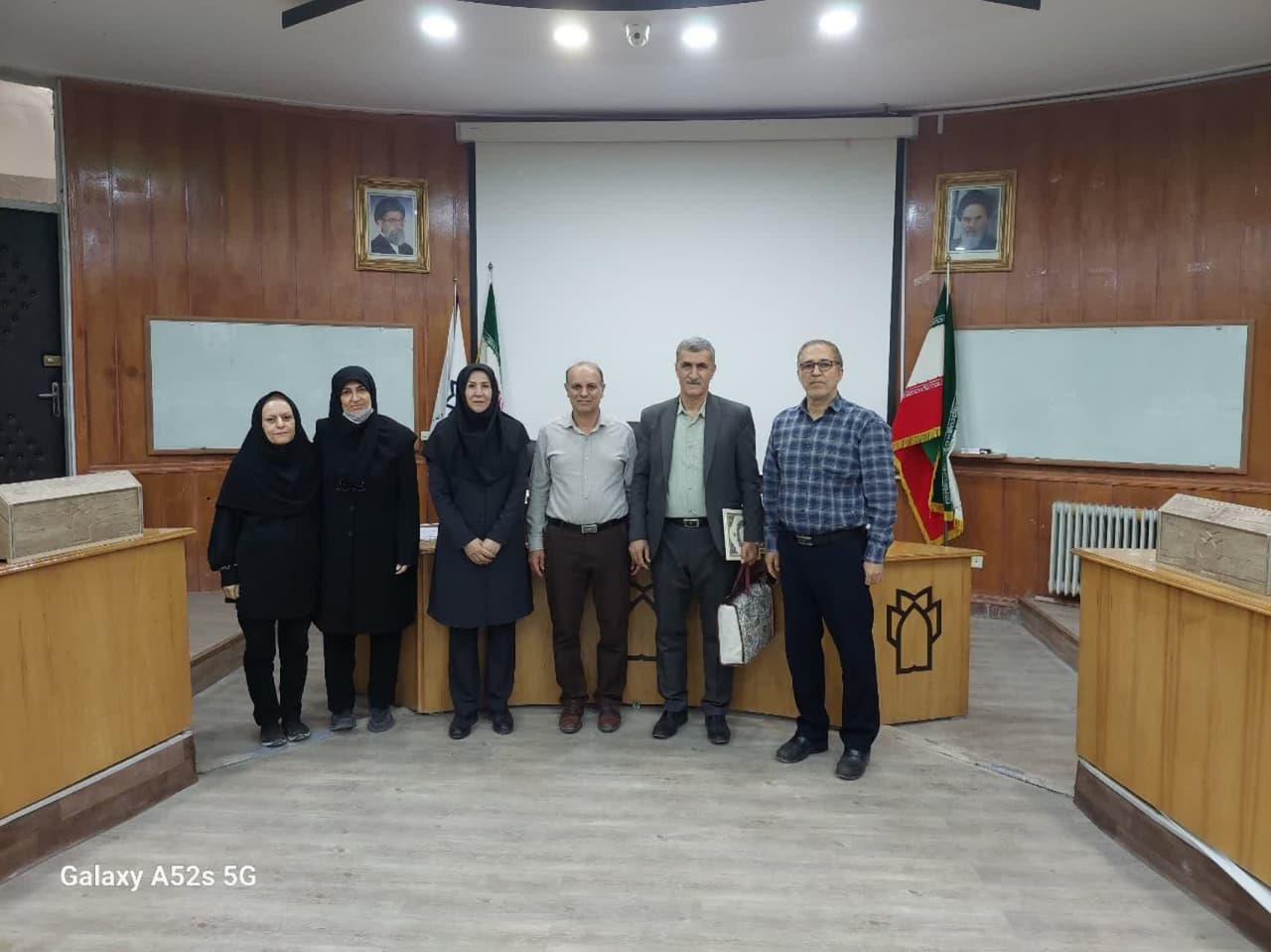 جلسه تقدیر و تشکر از جناب اقای دکتر منصور رضایی از طرف .....