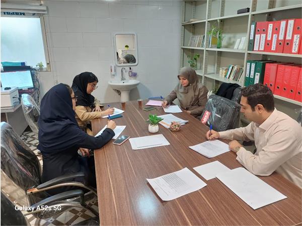 بازدید از دفتر توسعه دانشکده دندانپزشکی در خصوص بررسی طرح دوره های تدوین شده ......