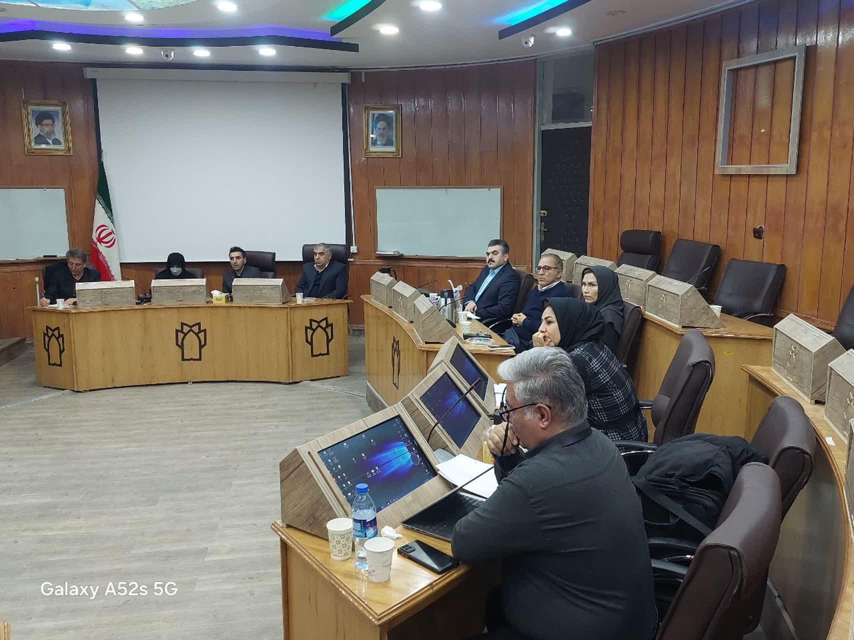 جلسه بررسی و داوری فرایندهای آموزشی در دانشگاه علوم پزشکی کرمانشاه می باشد.